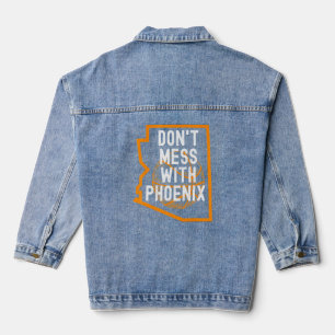 Phoenix Basketball Tal Zitat Arizona Staat Phx Jeansjacke