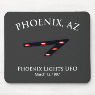 Phoenix beleuchtet UFO Mousepad