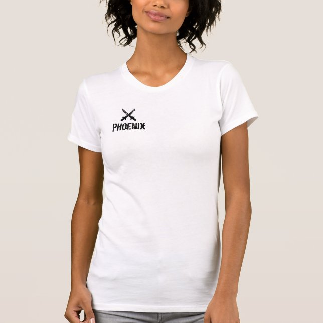 Phoenix benutzerdefinierter T - Shirt (Vorderseite)