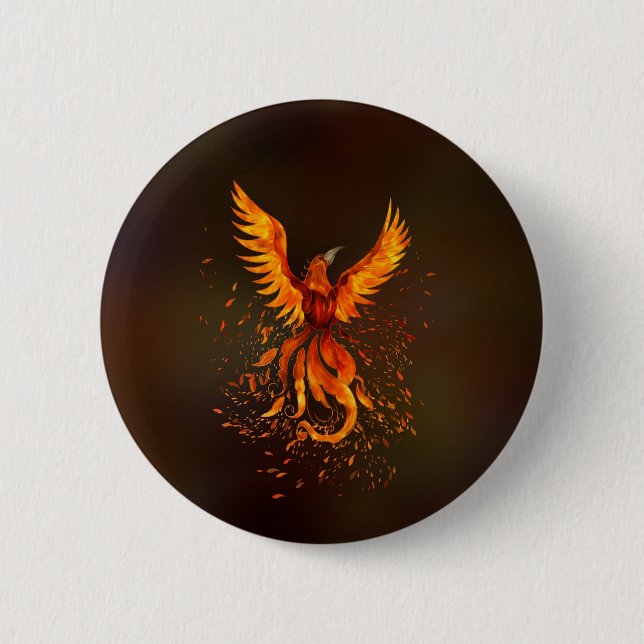 Phoenix Bird Button (Vorderseite)