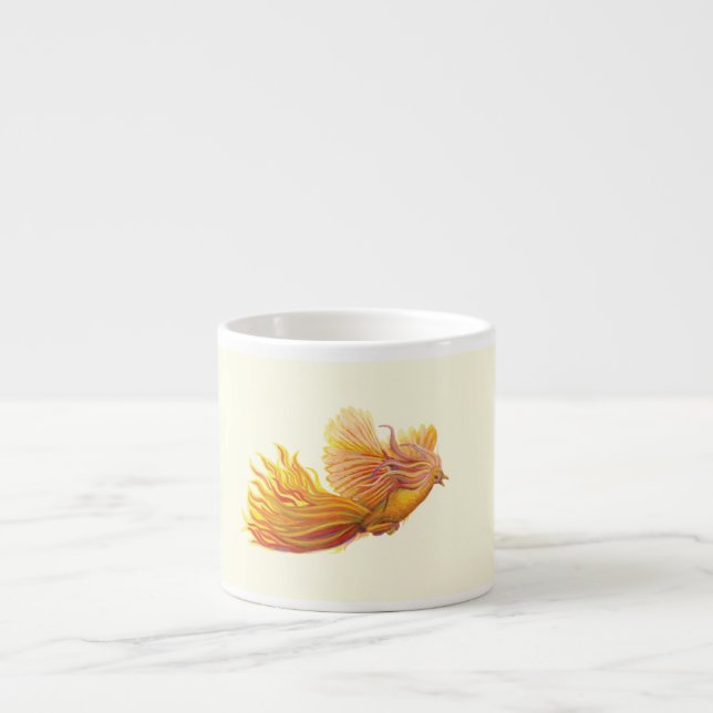 Phoenix Bird Espressotasse (Vorderseite)