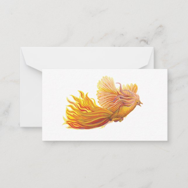 Phoenix Bird Mitteilungskarte (Vorderseite)