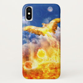 Phoenix Bird STEIGT ÜBER IHREN TROUBLES iPhone 16 Hülle
