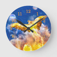 Phoenix Bird STEIGT ÜBER IHREN TROUBLES