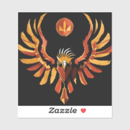 Phoenix Blaze: Exklusives Design für ein Notebook  Aufkleber