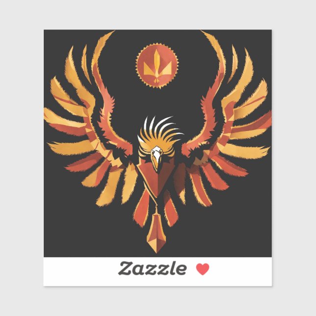 Phoenix Blaze: Exklusives Design für ein Notebook  Aufkleber (Blatt)