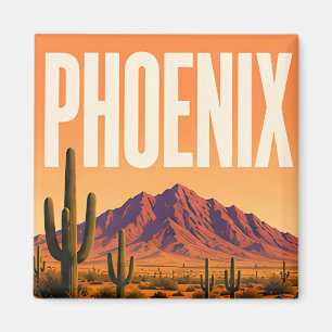 Phoenix Camelback Mountain Wüste Magnet