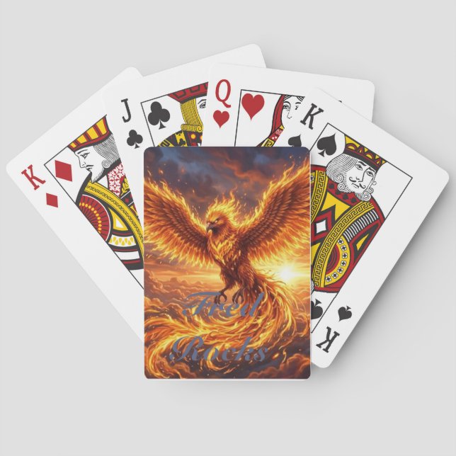 Phoenix Custom Spielkartenset Spielkarten (Rückseite)