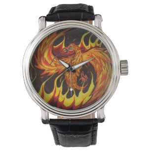 Phoenix dans la montre de flammes