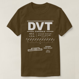 Phoenix Deer Valley Airport DVT T - Shirt