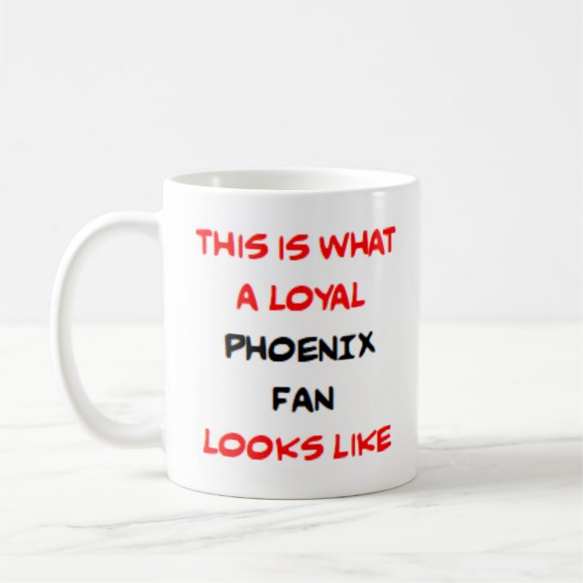 Phoenix-Fan, treu Kaffeetasse (Links)