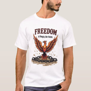 Phoenix Feather & Broken Chain - Schmiedefreiheit T-Shirt