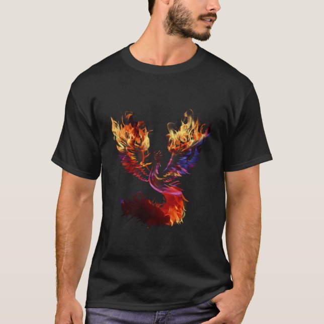 Phoenix-Feuerwehr-Aufschwung aus Ashes Rem T-Shirt (Vorderseite)