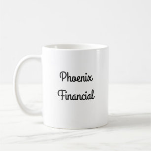 Phoenix Financial Coffee Tasse - Links Handdesign