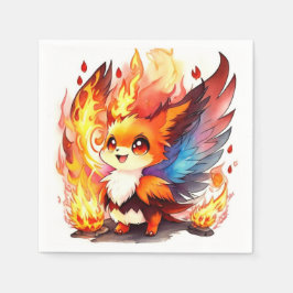 Phoenix Fire Bird Kindergeburtstag Serviette