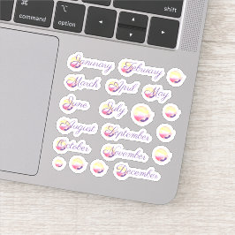 Phoenix Fire Month Custom-Cut Vinyl Sticker