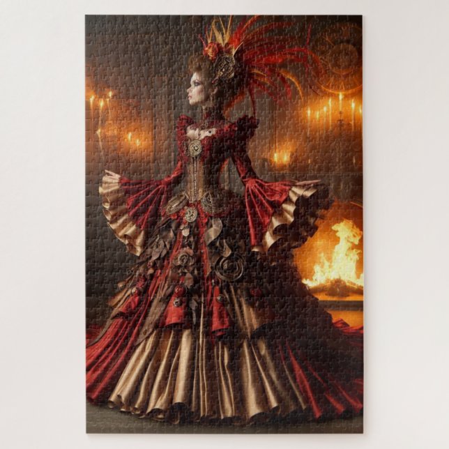 Phoenix Fire Queen Steampunk Viktorianisch Industr (Vertikal)