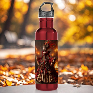Phoenix Fire Queen Steampunk Viktorianisch Industr Edelstahlflasche
