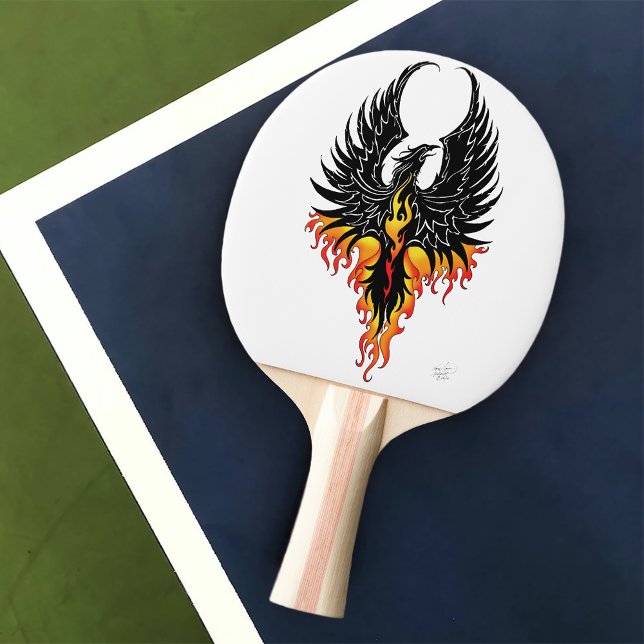 Phoenix Firebird Tribal Flames Tischtennis Schläger (Von Creator hochgeladen)