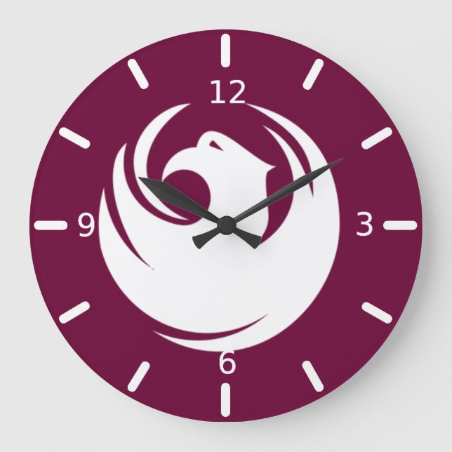 Phoenix-Flagge Große Uhr (Vorderseite)