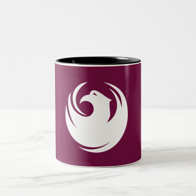 Phoenix-Flagge Zweifarbige Tasse (Mittel)