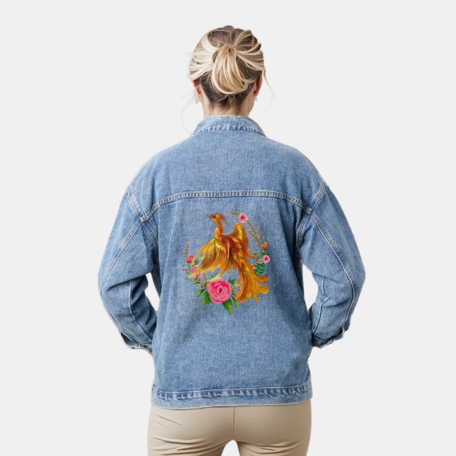 Phoenix Floral Se Lève De L'Imaginaire Des Cendres (Modèle)