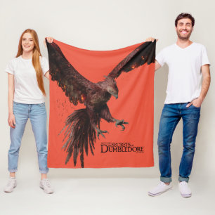 Phoenix Flying Graphic Fleecedecke