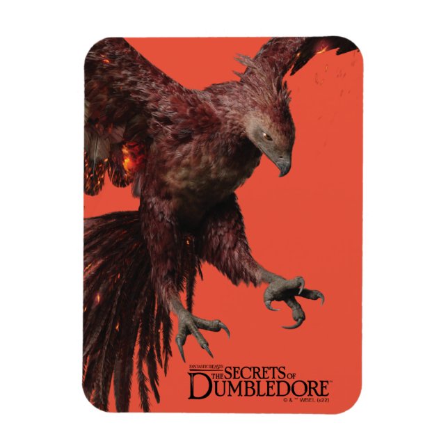 Phoenix Flying Graphic Magnet (Vertikal)