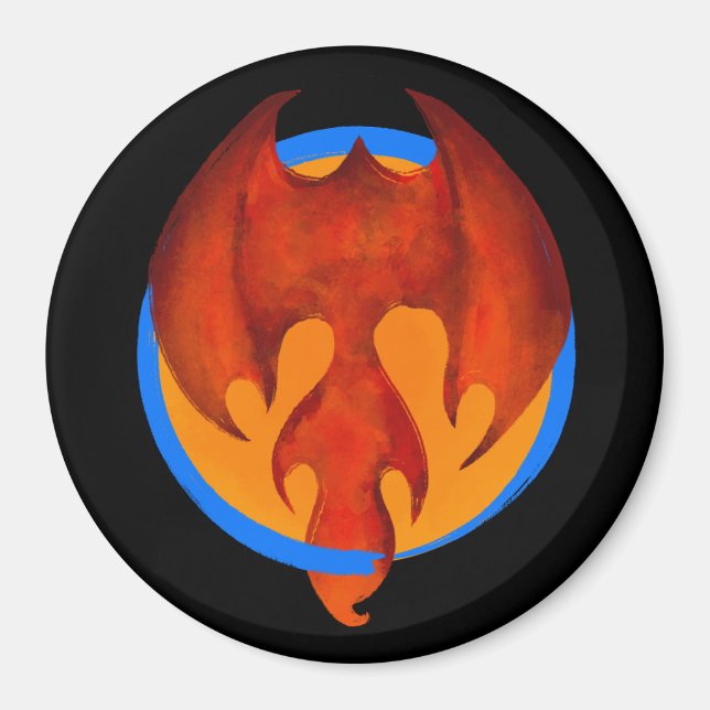 Phoenix Fridge Magnet (Vorne)