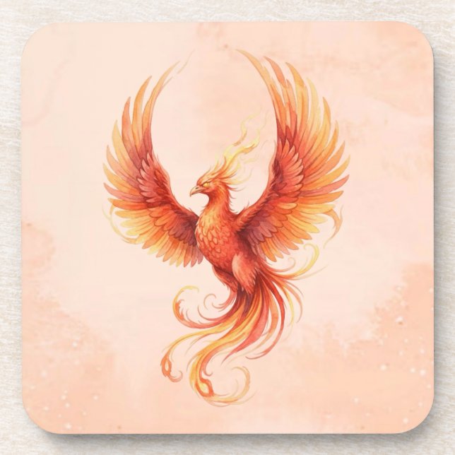 Phoenix Getränkeuntersetzer (Vorderseite)