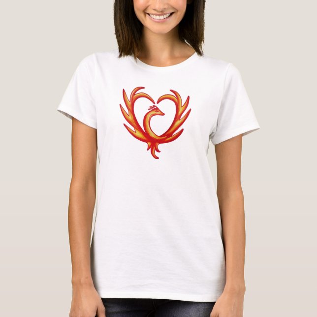 Phoenix Heart T-Shirt (Vorderseite)