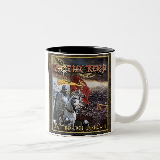 Phoenix-Herrschafts-Bestimmungsort-Unbekannt-Tasse Zweifarbige Tasse (Rechts)