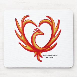Phoenix Herz, MeWarriorFrau auf Twitch Mousepad