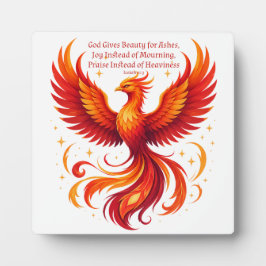 Phoenix Jesaja 61:3 Fotoplatte