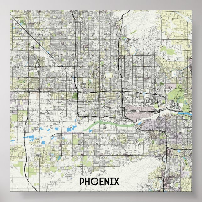 Phoenix-Karte Poster (Vorne)