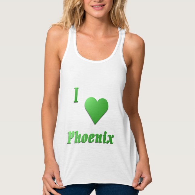 Phoenix — Kelly Green Tank Top (Vorderseite)