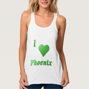 Phoenix -- Kelly-Grün Tank Top