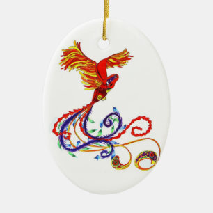 Phoenix Keramikornament