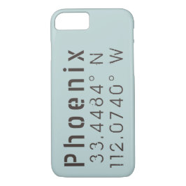 Phoenix Latitude Longitude Case-Mate iPhone Hülle