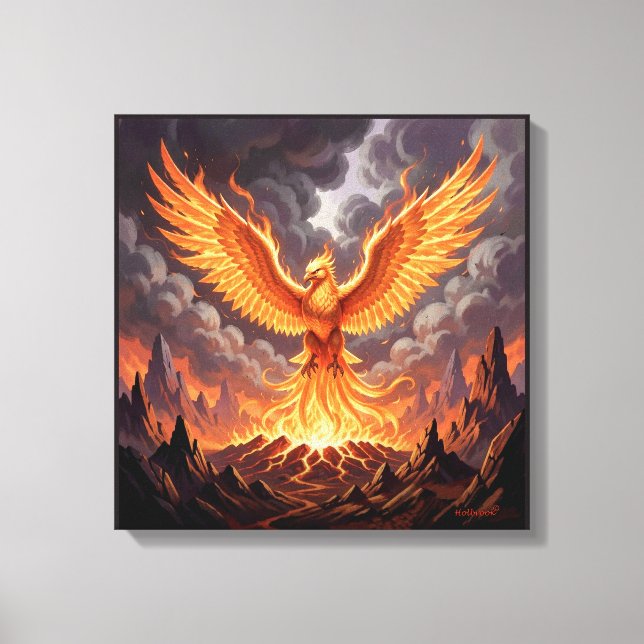 Phoenix Majestique Leinwanddruck (Vorderseite)
