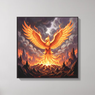 Phoenix Majestique Leinwanddruck