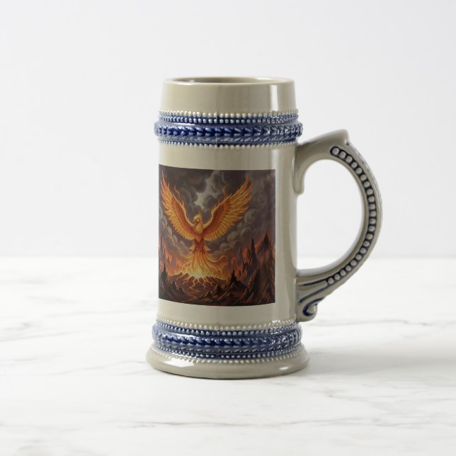 Phoenix Majestique Stein Bierglas (Rechts)