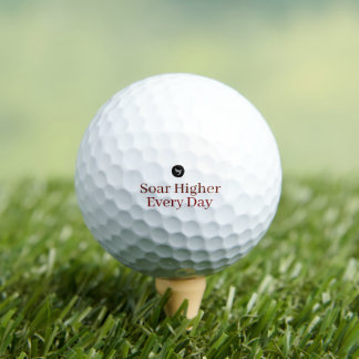 Phoenix Motivationsgrafik, das aus der Asche aufer Golfball