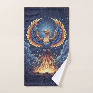 Phoenix: mystical world, symbol of good fortune handtuch