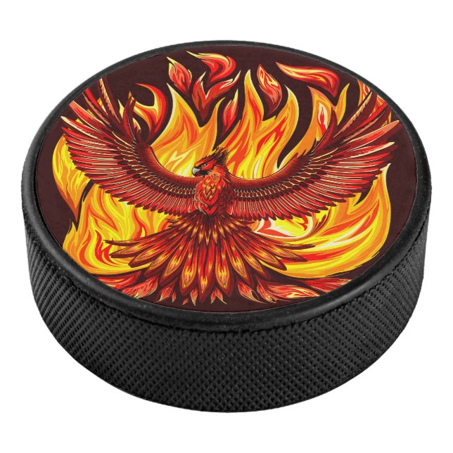 Phoenix mythologische unsterbliche Kreatur Eishockey Puck (3/4)