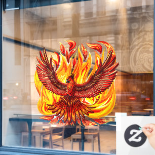 Phoenix mythologische unsterbliche Kreatur Fensteraufkleber