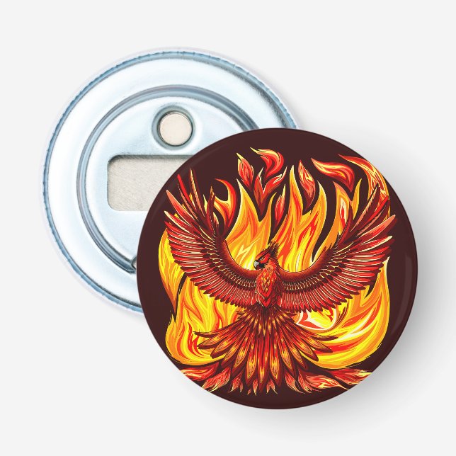 Phoenix mythologische unsterbliche Kreatur Flaschenöffner (Vorderseite)