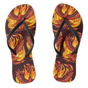 Phoenix mythologische unsterbliche Kreatur Flip Flops