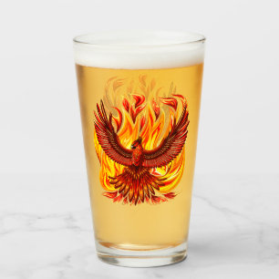 Phoenix mythologische unsterbliche Kreatur Glas