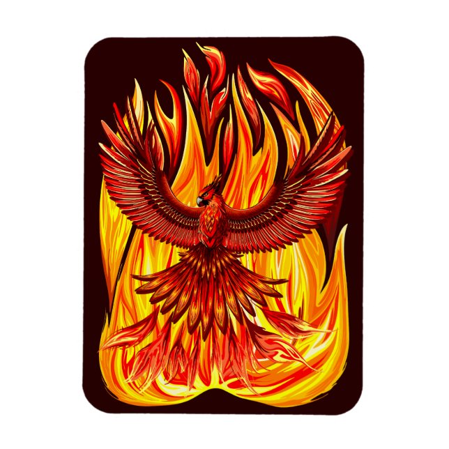Phoenix mythologische unsterbliche Kreatur Magnet (Vertikal)